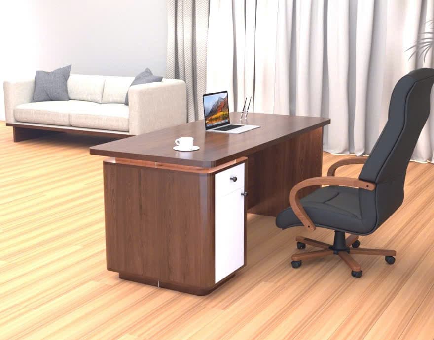 Mẫu bàn giám đốc gỗ cao cấp sang trọng