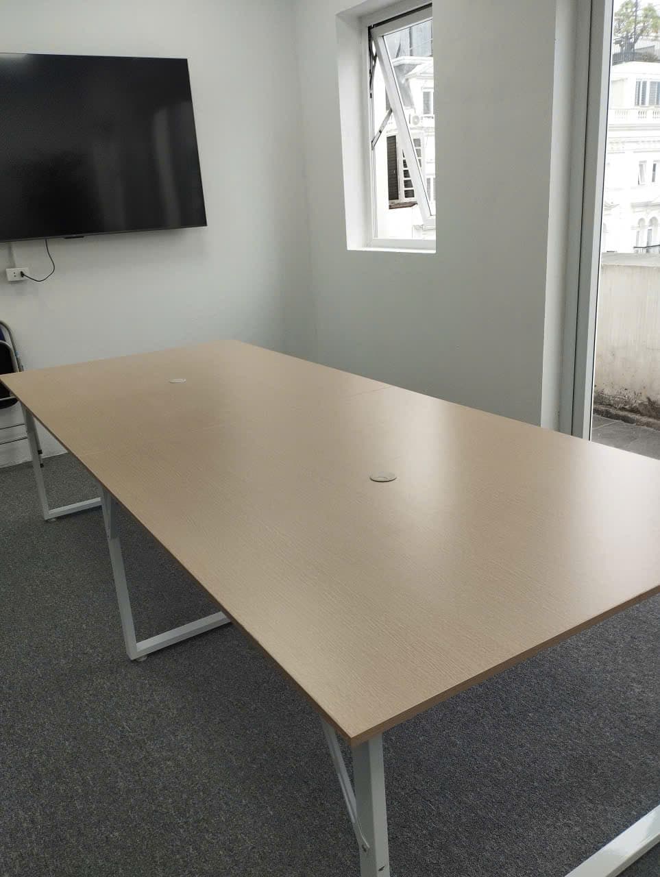 Nội thất Hùng Ngọc - Bàn Họp Chân sắt Chữ U 3m2-HN17