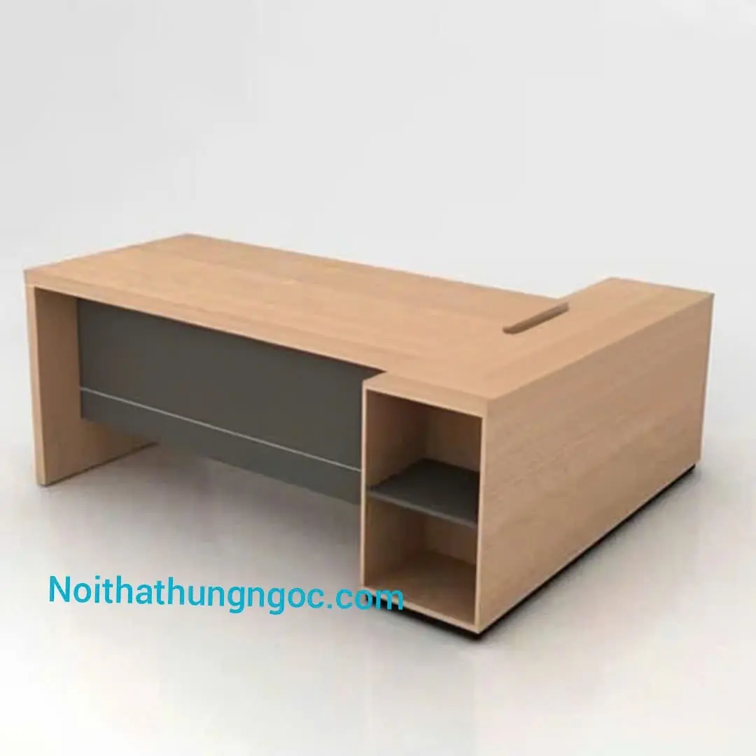 Hình ảnh thực tế Bàn Giám Đốc Có Tủ Phụ HN1110