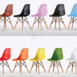 Nội thất Hùng Ngọc - Ghế Eames Chân Gỗ Nhập Khẩu-HN805