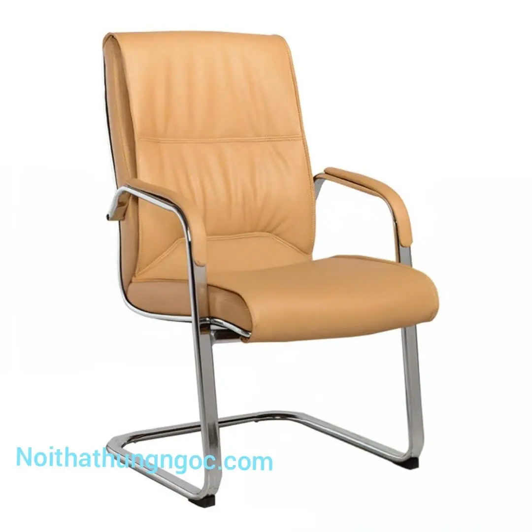 Ghế chân quỳ HN517 khung thép cường lực mạ Crom bọc da PU thực tế Nội Thất Hùng Ngọc