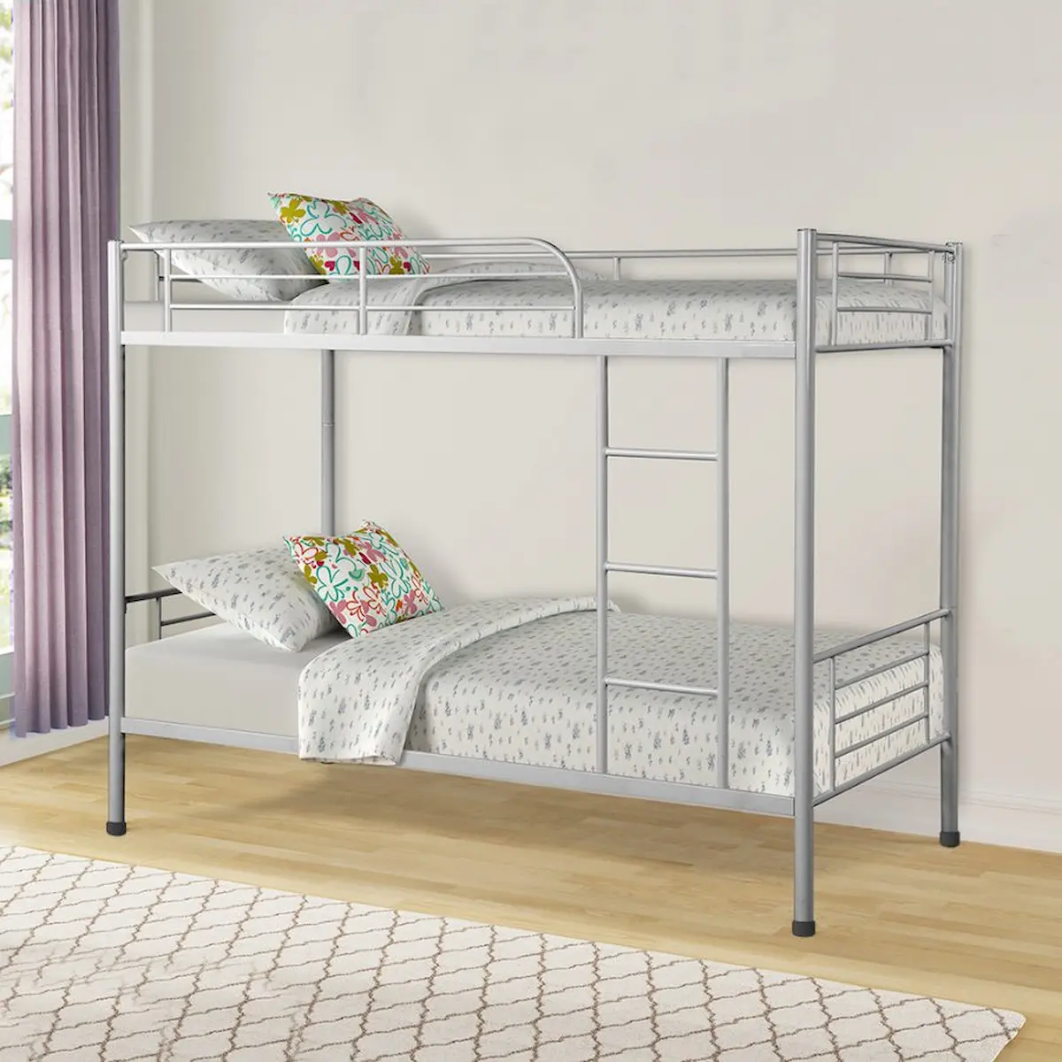 Ảnh thực tế Giường sắt 2 tầng ống tròn HN401