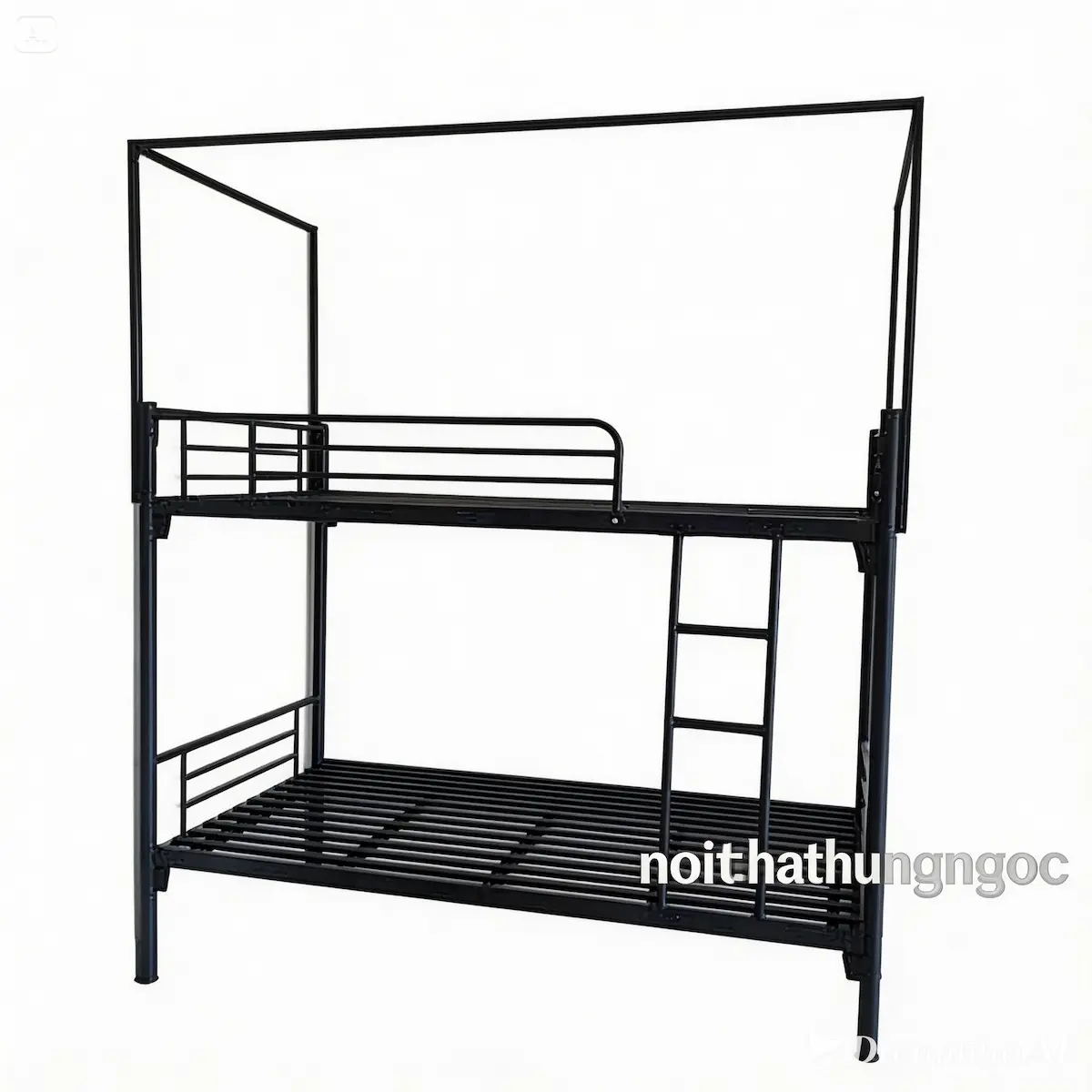 Nội thất Hùng Ngọc - Giường Sắt 2 Tầng Có Rèm Che Riêng Tư HN411