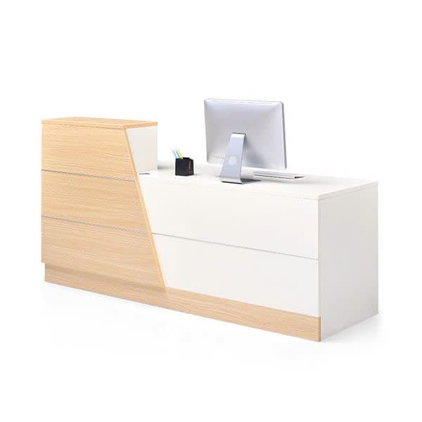 Hình ảnh thực tế Quầy Lễ Tân Hiện Đại 1m8 Cao Cấp-HN1001