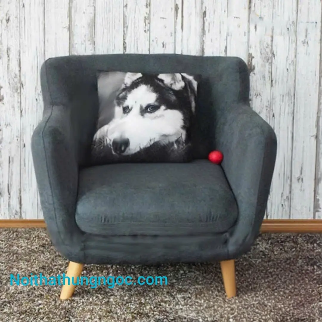 Hình ảnh thực tế Ghế Văng Nỉ Đơn HN122