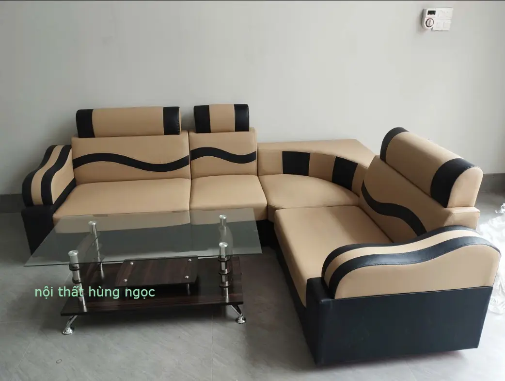 Hình ảnh thực tế Sofa Góc Da Công Nghiệp HN101