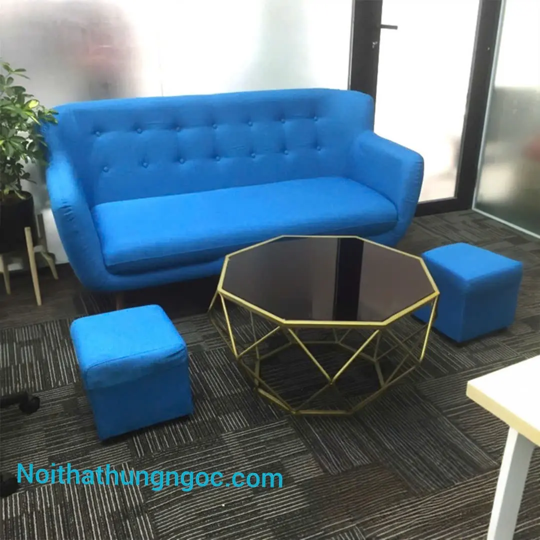 Hình ảnh thực tế Sofa Văng Nỉ 1m6 -HN121