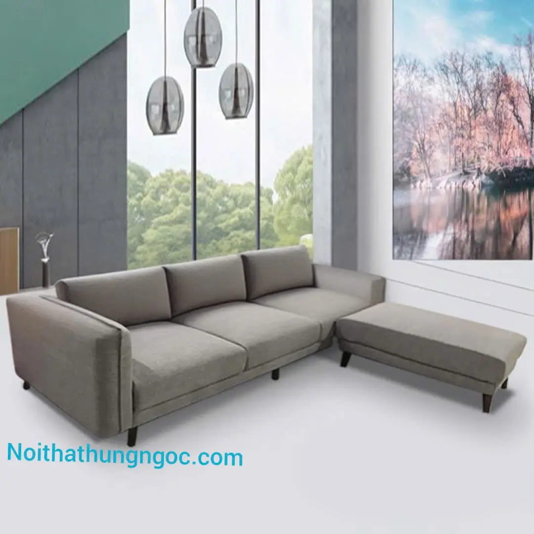 Hình ảnh thực tế Sofa Văng Nỉ 1m8-HN116