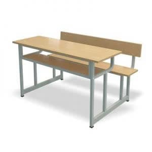 Hình ảnh thực tế Bộ Bàn Ghế Học Sinh Liền Ghế Có Tựa Lưng Cao Cấp HN603