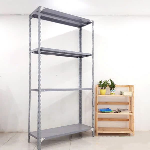 Hình ảnh thực tế Kệ Sắt V Lỗ 4 Tầng Giá Rẻ-HN318