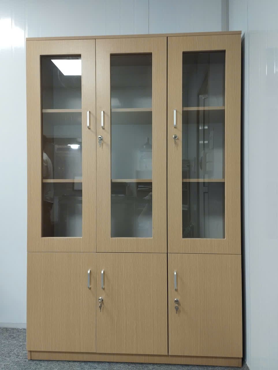 Hình ảnh thực tế tủ gỗ 3 buồng màu a37-HN307