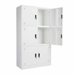 Tủ Sắt Hồ Sơ 6 Cánh Trắng Hn1413 thumbnail 2
