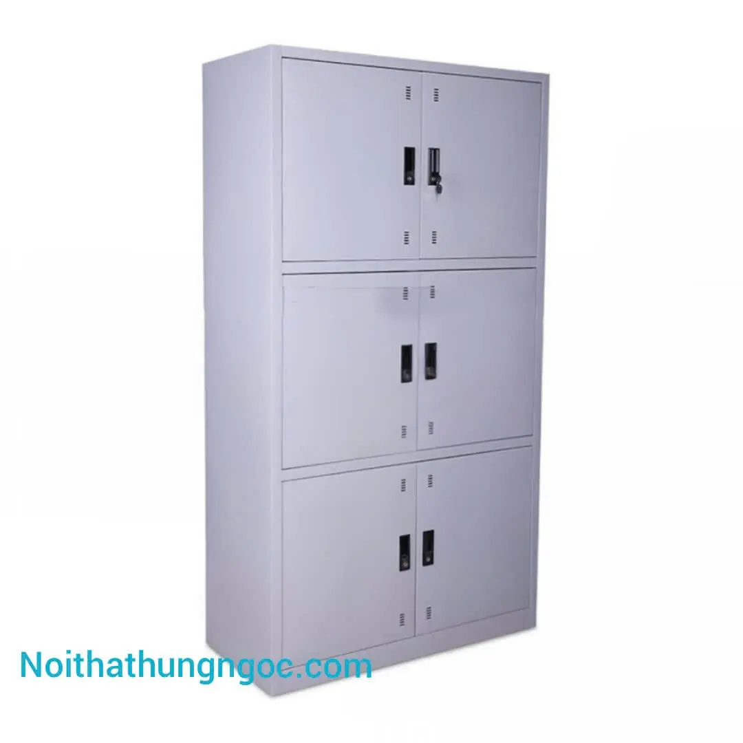 Hình ảnh thực tế Tủ Tài Liệu sắt 6 Cánh - HN1414